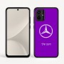 כיסוי בעיצוב אישי עם השם שלך לדגם - Motorola Moto G54 בעיצוב מרצדס-בנץ