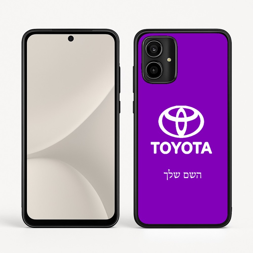 כיסוי בעיצוב אישי עם השם שלך לדגם - Motorola Moto G54 בעיצוב טויוטה
