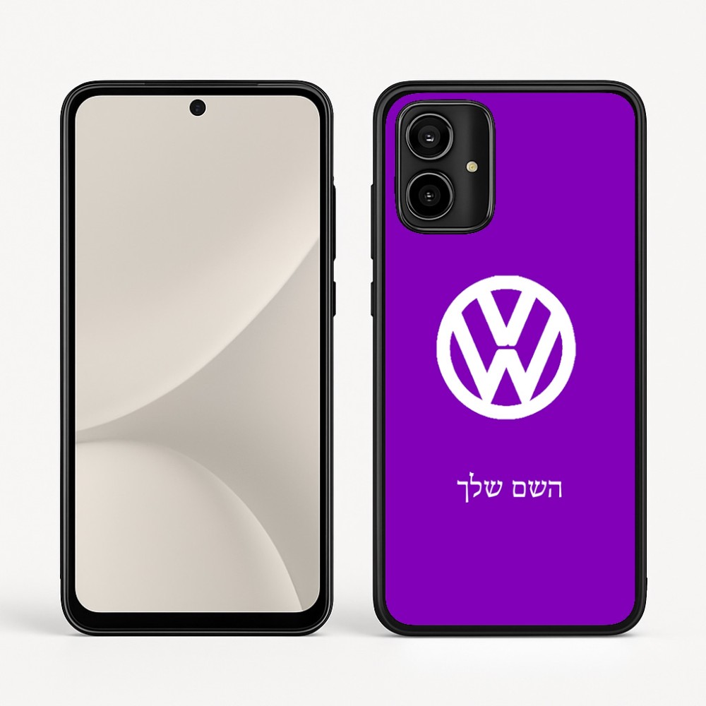 כיסוי בעיצוב אישי עם השם שלך לדגם - Motorola Moto G54 בעיצוב פולקסווגן