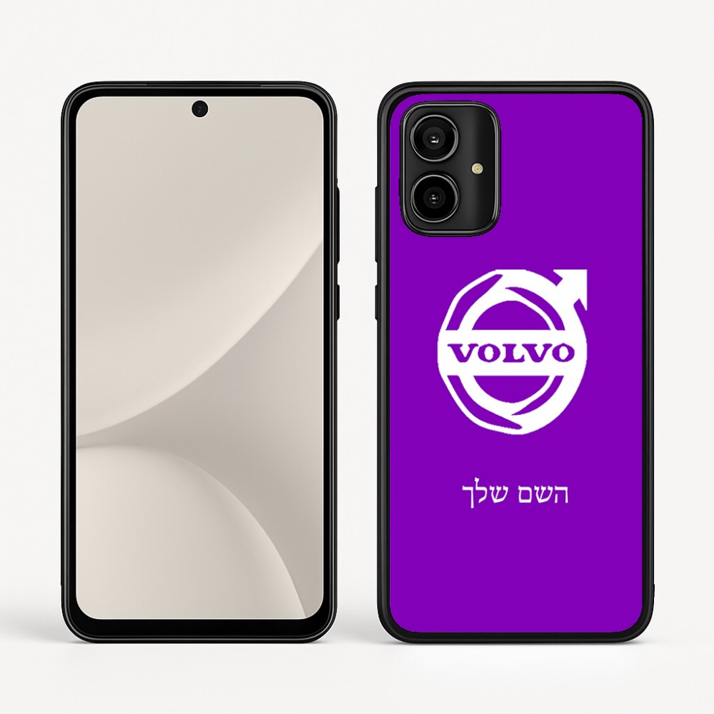 כיסוי בעיצוב אישי עם השם שלך לדגם - Motorola Moto G54 בעיצוב וולוו