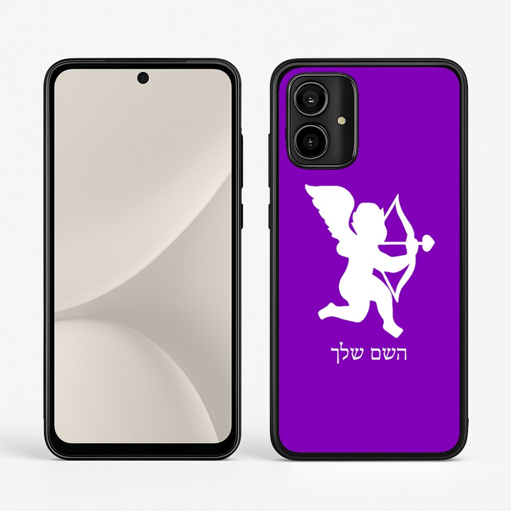 כיסוי בעיצוב אישי עם השם שלך לדגם - Motorola Moto G54 בעיצוב קופידון