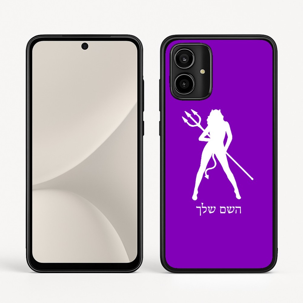 כיסוי בעיצוב אישי עם השם שלך לדגם - Motorola Moto G54 בעיצוב אישה שטן