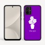כיסוי בעיצוב אישי עם השם שלך לדגם - Motorola Moto G54 בעיצוב פרח