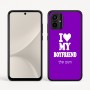 כיסוי בעיצוב אישי עם השם שלך לדגם - Motorola Moto G54 בעיצוב אוהבת את החבר שלי