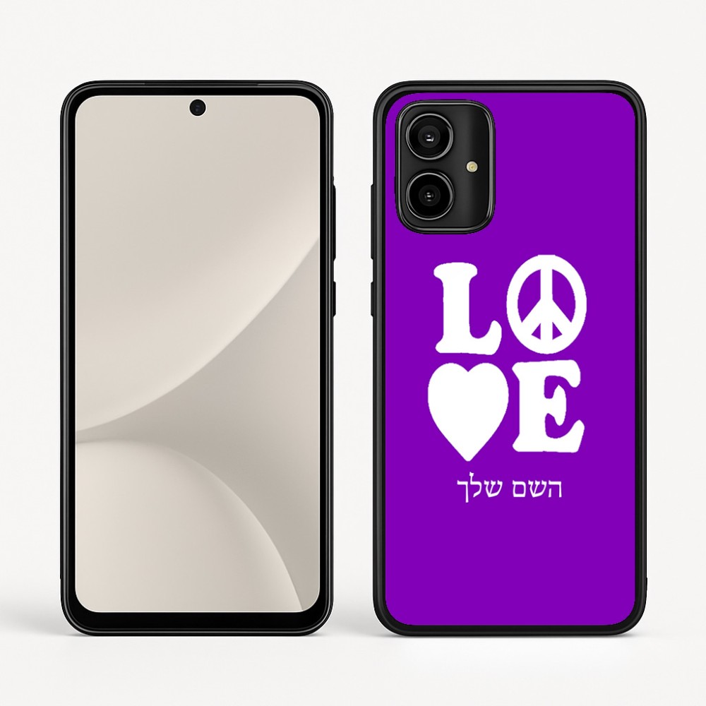 כיסוי בעיצוב אישי עם השם שלך לדגם - Motorola Moto G54 בעיצוב אהבה