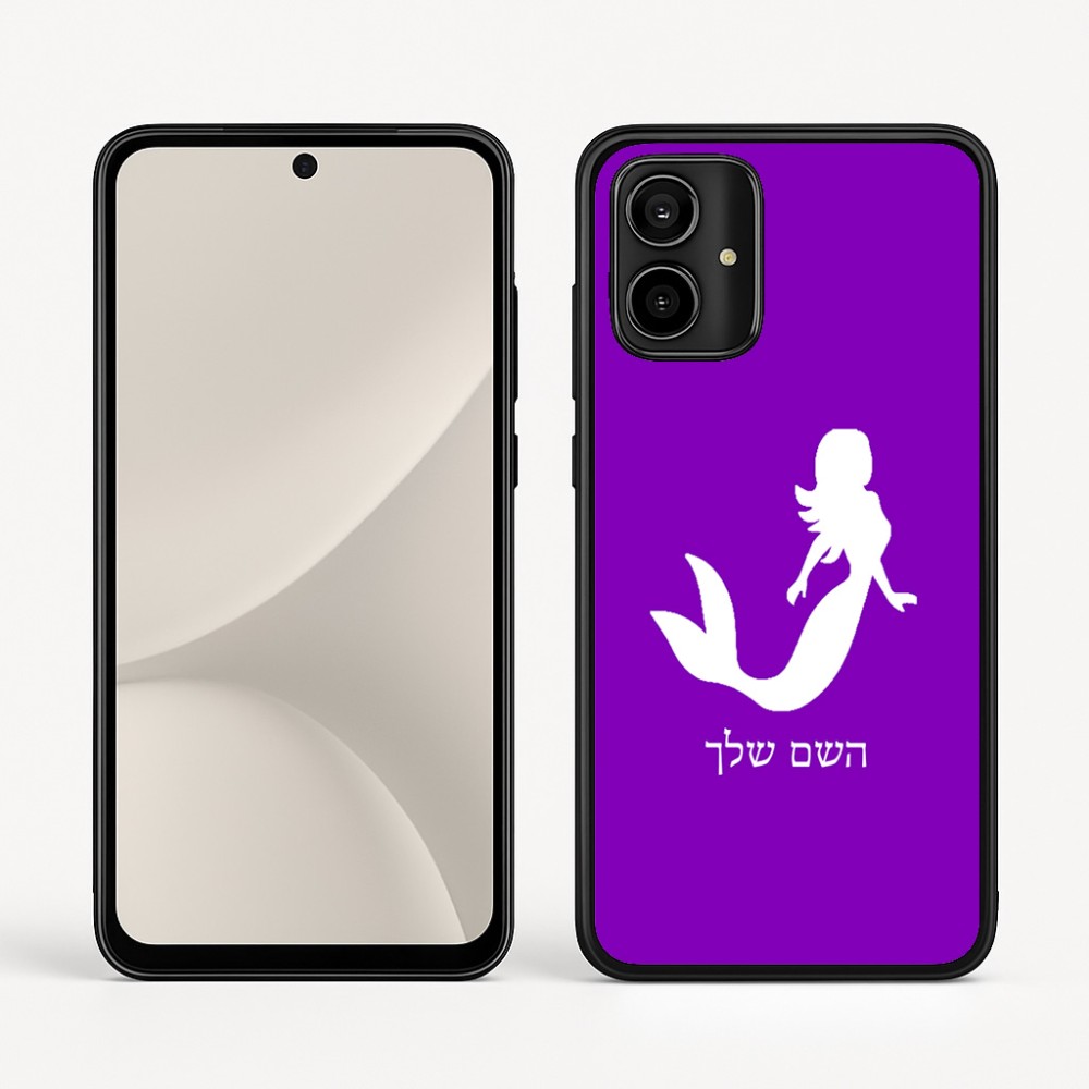 כיסוי בעיצוב אישי עם השם שלך לדגם - Motorola Moto G54 בעיצוב בתולת ים - אישה