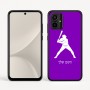כיסוי בעיצוב אישי עם השם שלך לדגם - Motorola Moto G54 בעיצוב שחקן בייסבול