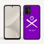 כיסוי בעיצוב אישי עם השם שלך לדגם - Motorola Moto G54 בעיצוב כדור בסיס