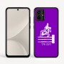 כיסוי בעיצוב אישי עם השם שלך לדגם - Motorola Moto G54 בעיצוב רוכב סוסים