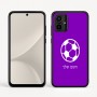 כיסוי בעיצוב אישי עם השם שלך לדגם - Motorola Moto G54 בעיצוב כדורגל כדור כדורגל