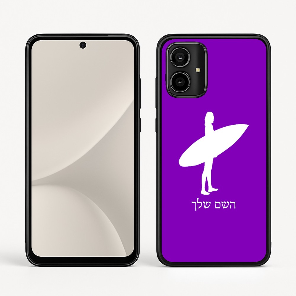 כיסוי בעיצוב אישי עם השם שלך לדגם - Motorola Moto G54 בעיצוב גלישה - גלישה