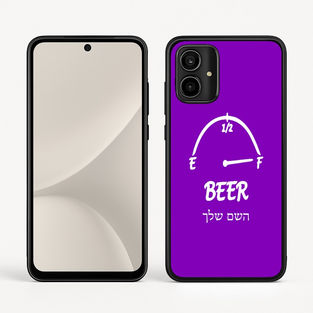 כיסוי בעיצוב אישי עם השם שלך לדגם - Motorola Moto G54 בעיצוב מיכל של בירה
