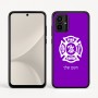 כיסוי בעיצוב אישי עם השם שלך לדגם - Motorola Moto G54 בעיצוב כבאי - תגית