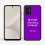 כיסוי בעיצוב אישי עם השם שלך לדגם - Motorola Moto G54 בעיצוב האלפבית היווני