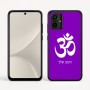 כיסוי בעיצוב אישי עם השם שלך לדגם - Motorola Moto G54 בעיצוב סמל אום