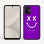 כיסוי בעיצוב אישי עם השם שלך לדגם - Motorola Moto G54 בעיצוב סמיילי