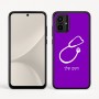 כיסוי בעיצוב אישי עם השם שלך לדגם - Motorola Moto G54 בעיצוב סטטוסקופ רופא
