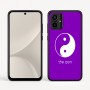כיסוי בעיצוב אישי עם השם שלך לדגם - Motorola Moto G54 בעיצוב סמל יינג יאנג