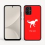 כיסוי בעיצוב אישי עם השם שלך לדגם - Motorola Moto G54 בעיצוב דינוזאור