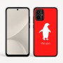 כיסוי בעיצוב אישי עם השם שלך לדגם - Motorola Moto G54 בעיצוב פינגווין