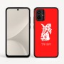כיסוי בעיצוב אישי עם השם שלך לדגם - Motorola Moto G54 בעיצוב ארנב מחזיק גזר