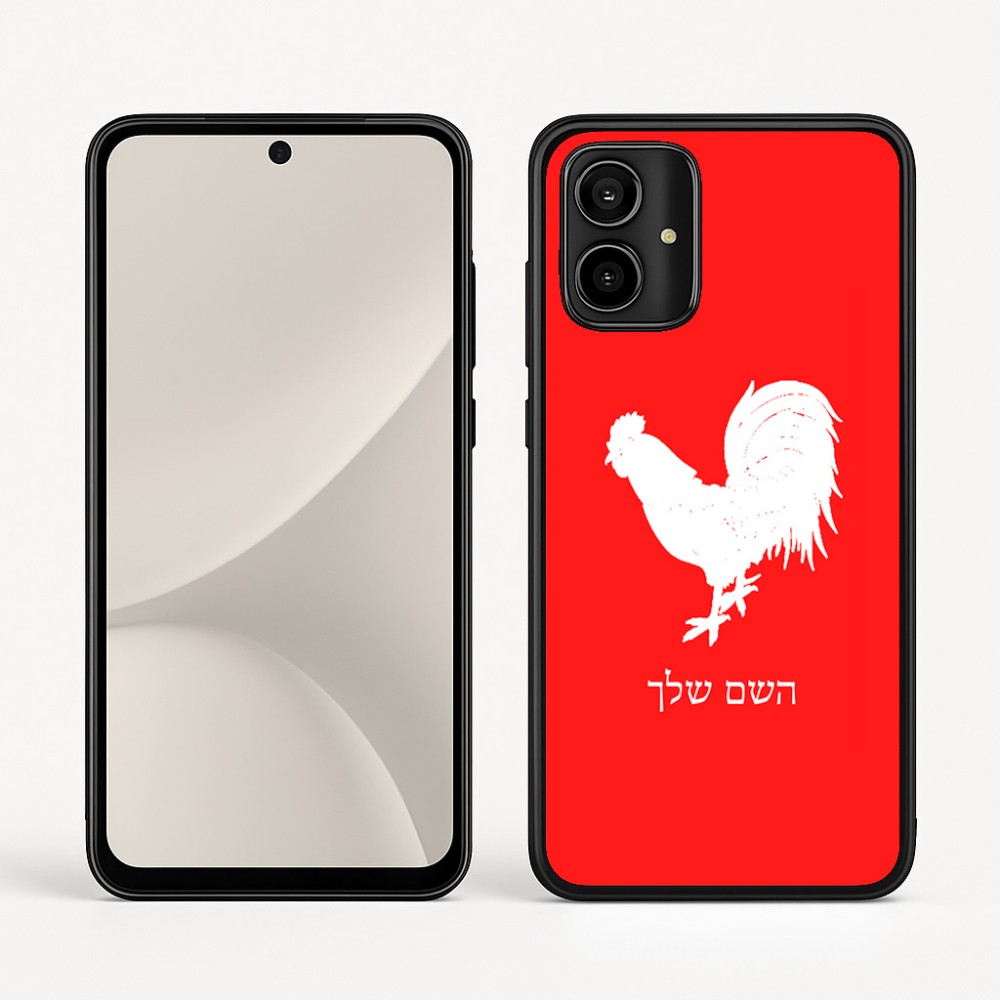 כיסוי בעיצוב אישי עם השם שלך לדגם - Motorola Moto G54 בעיצוב תרנגול