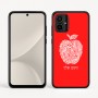 כיסוי בעיצוב אישי עם השם שלך לדגם - Motorola Moto G54 בעיצוב הדפס תפוח