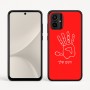 כיסוי בעיצוב אישי עם השם שלך לדגם - Motorola Moto G54 בעיצוב יד