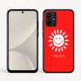 כיסוי בעיצוב אישי עם השם שלך לדגם - Motorola Moto G54 בעיצוב שמש