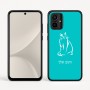 כיסוי בעיצוב אישי עם השם שלך לדגם - Motorola Moto G54 בעיצוב חתול
