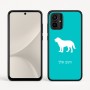 כיסוי בעיצוב אישי עם השם שלך לדגם - Motorola Moto G54 בעיצוב כלב