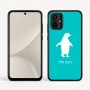 כיסוי בעיצוב אישי עם השם שלך לדגם - Motorola Moto G54 בעיצוב פינגווין