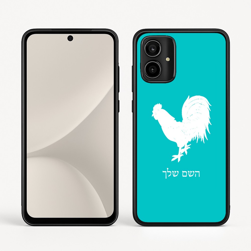 כיסוי בעיצוב אישי עם השם שלך לדגם - Motorola Moto G54 בעיצוב תרנגול