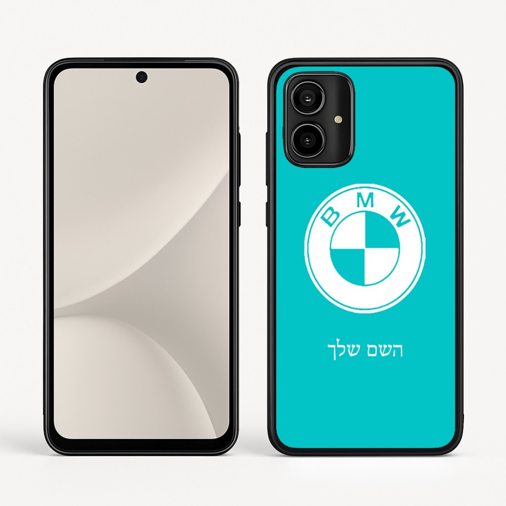 כיסוי בעיצוב אישי עם השם שלך לדגם - Motorola Moto G54 בעיצוב ב.מ.וו