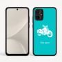 כיסוי בעיצוב אישי עם השם שלך לדגם - Motorola Moto G54 בעיצוב הארלי-דיווידסון