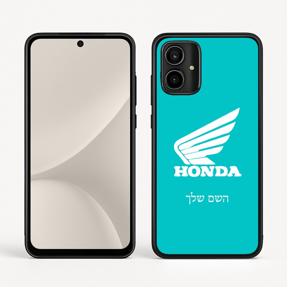כיסוי בעיצוב אישי עם השם שלך לדגם - Motorola Moto G54 בעיצוב הונדה