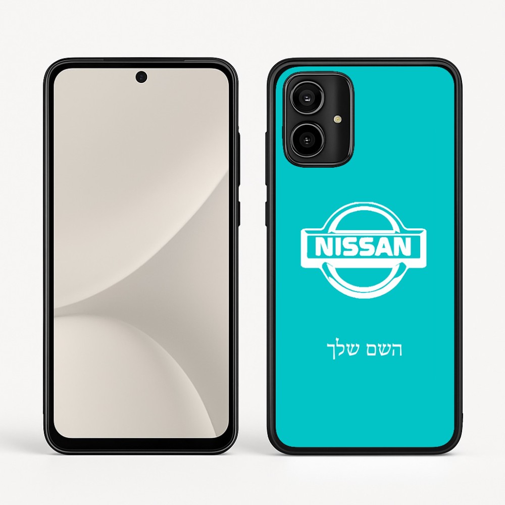 כיסוי בעיצוב אישי עם השם שלך לדגם - Motorola Moto G54 בעיצוב ניסאן