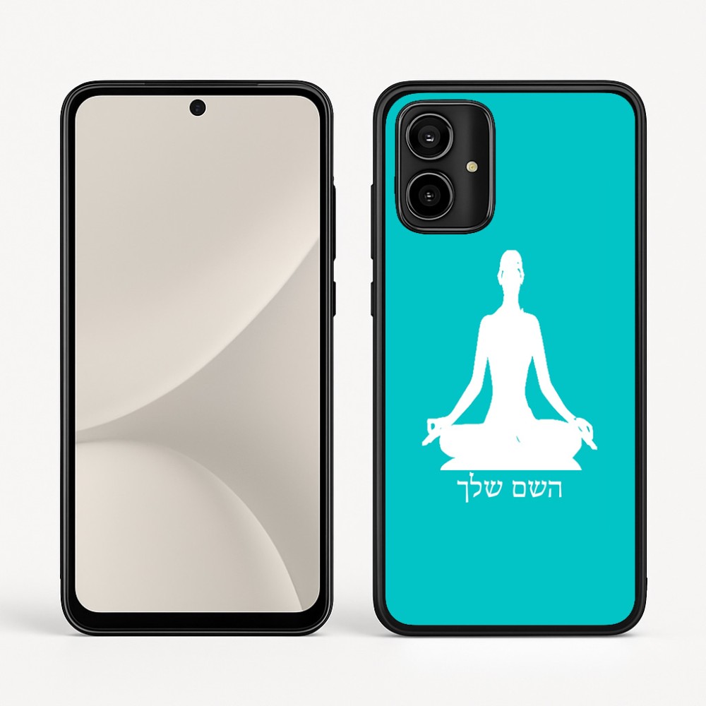 כיסוי בעיצוב אישי עם השם שלך לדגם - Motorola Moto G54 בעיצוב אימון יוגה