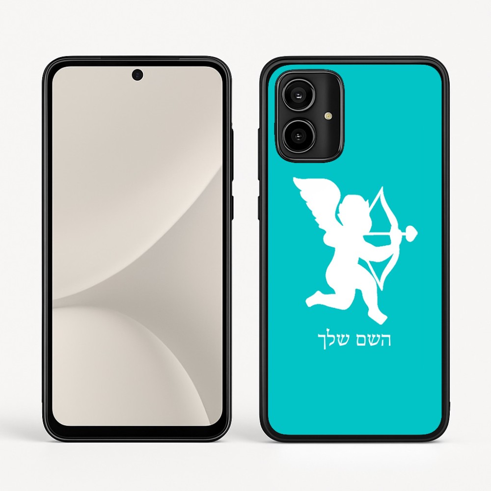 כיסוי בעיצוב אישי עם השם שלך לדגם - Motorola Moto G54 בעיצוב קופידון