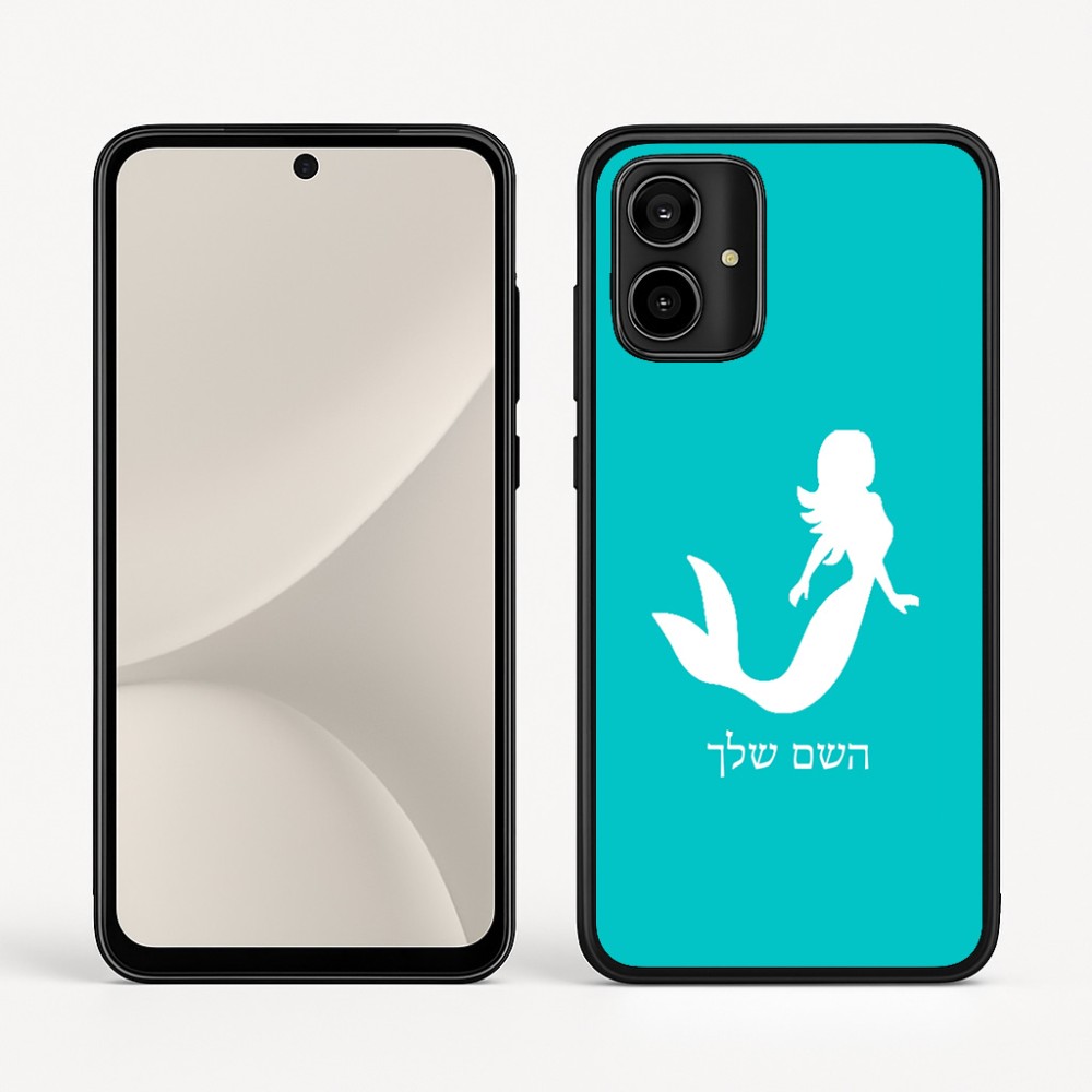 כיסוי בעיצוב אישי עם השם שלך לדגם - Motorola Moto G54 בעיצוב בתולת ים - אישה