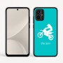 כיסוי בעיצוב אישי עם השם שלך לדגם - Motorola Moto G54 בעיצוב מוטוקרוס