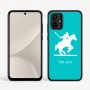 כיסוי בעיצוב אישי עם השם שלך לדגם - Motorola Moto G54 בעיצוב שחקן פולו - סוס