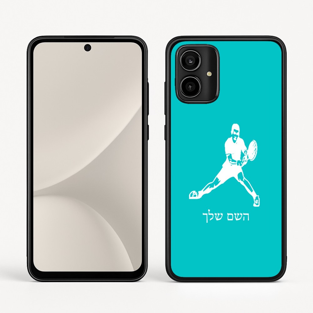 כיסוי בעיצוב אישי עם השם שלך לדגם - Motorola Moto G54 בעיצוב שחקן טניס