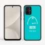 כיסוי בעיצוב אישי עם השם שלך לדגם - Motorola Moto G54 בעיצוב מיכל של בירה