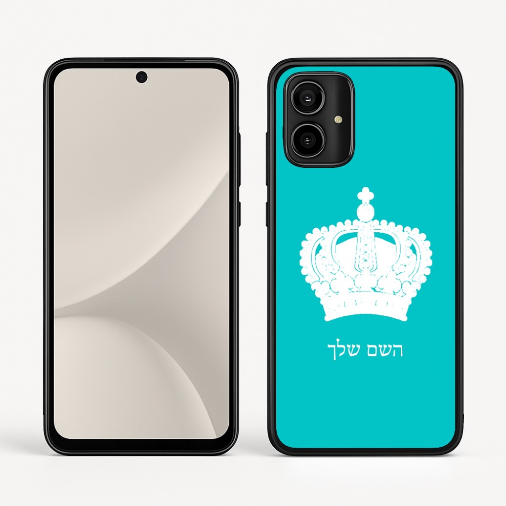 כיסוי בעיצוב אישי עם השם שלך לדגם - Motorola Moto G54 בעיצוב כתר מלכותי