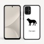 כיסוי בעיצוב אישי עם השם שלך לדגם - Motorola Moto G54 בעיצוב כלב
