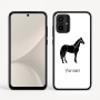 כיסוי בעיצוב אישי עם השם שלך לדגם - Motorola Moto G54 בעיצוב סוס