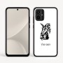כיסוי בעיצוב אישי עם השם שלך לדגם - Motorola Moto G54 בעיצוב ארנב מחזיק גזר