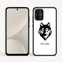 כיסוי בעיצוב אישי עם השם שלך לדגם - Motorola Moto G54 בעיצוב זאב
