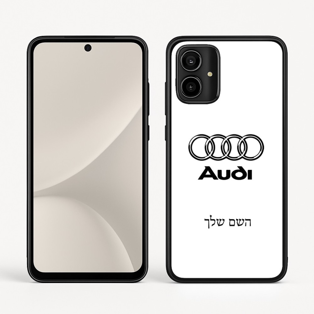 כיסוי בעיצוב אישי עם השם שלך לדגם - Motorola Moto G54 בעיצוב אאודי